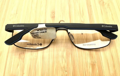 Columbia C3027 002 Matte Black Rectangle Full Rim Eyeglasses 58-17-145 - Picture 2 of 3