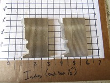 Pair Moulder Blades Bits Knives 5/16" Corrugated Back Shaper Router Profile