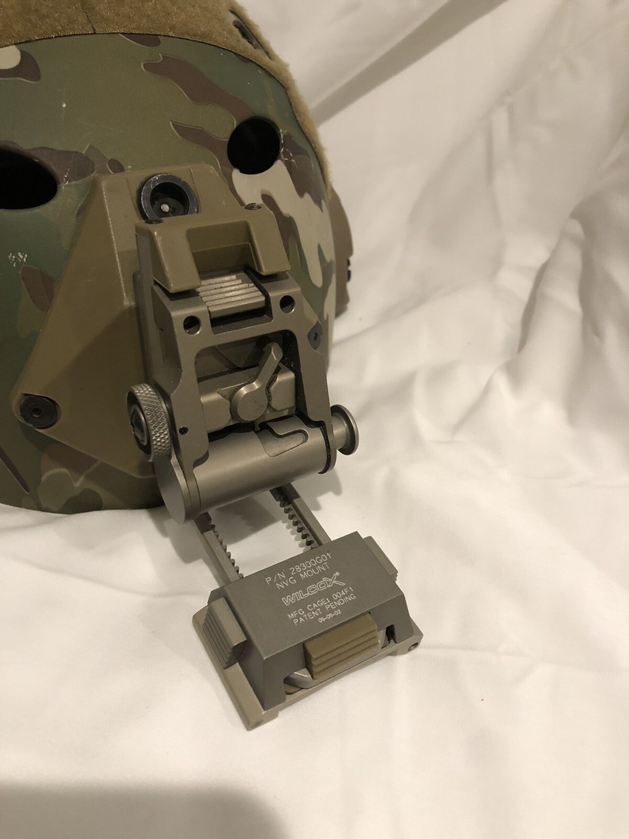 Ops Core Carbon Bump Helmet Multicam W/ Wilcox M/L | eBay