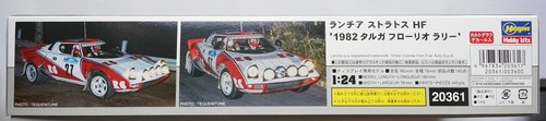 HASEGAWA 1/24 Lancia Stratos HF 1982 Targa Florio Rally #20361 scale model kit - Picture 2 of 10