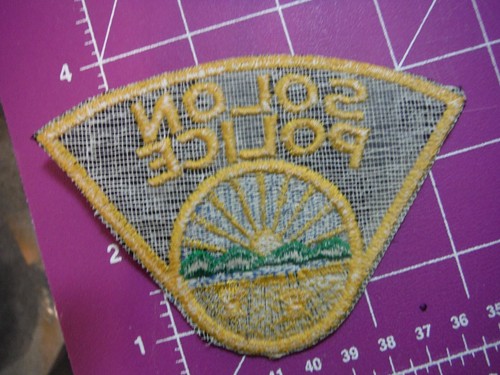 SOLON Ohio Police Patch - Vintage - Foto 2 di 2