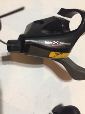 Nos Suntour X-Press Power Control Trigger Shifters made in Nos Suntour X-Press Power Control Trigger Shifters made in