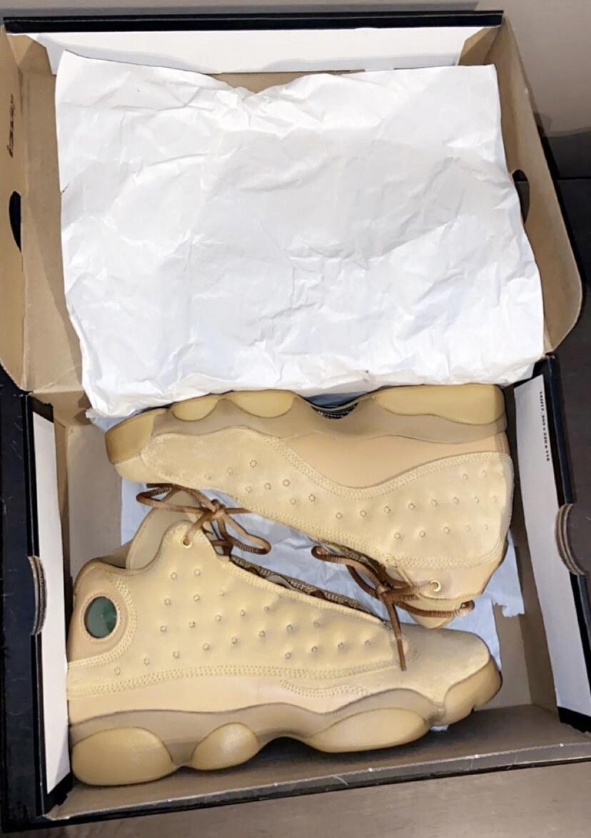スニーカー NIKE Air Jordan 13 Retro 'Wheat' (2017) AW FW 17 Size 9.5 - Jordan 13 Retro Wheat 2017 (Box Only
