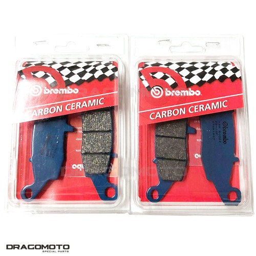 SUZUKI DL V STROM 1000 2006 2007 pastiglie freno anteriori CC BREMBO Carbon c... - Picture 3 of 4