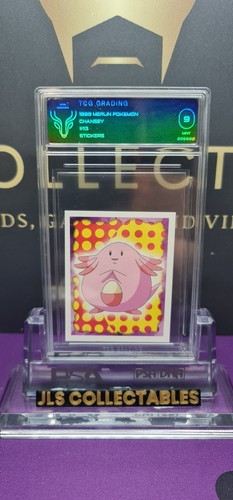 Pokemon Chansey 113 Merlin Sticker Series 1 Topps - TCG 9