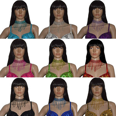 BAUCHTANZKETTE HALSKETTE  BELLY DANCE HALSSCHMUCK BAUCHTANZSCHMUCK KARNEVAL   