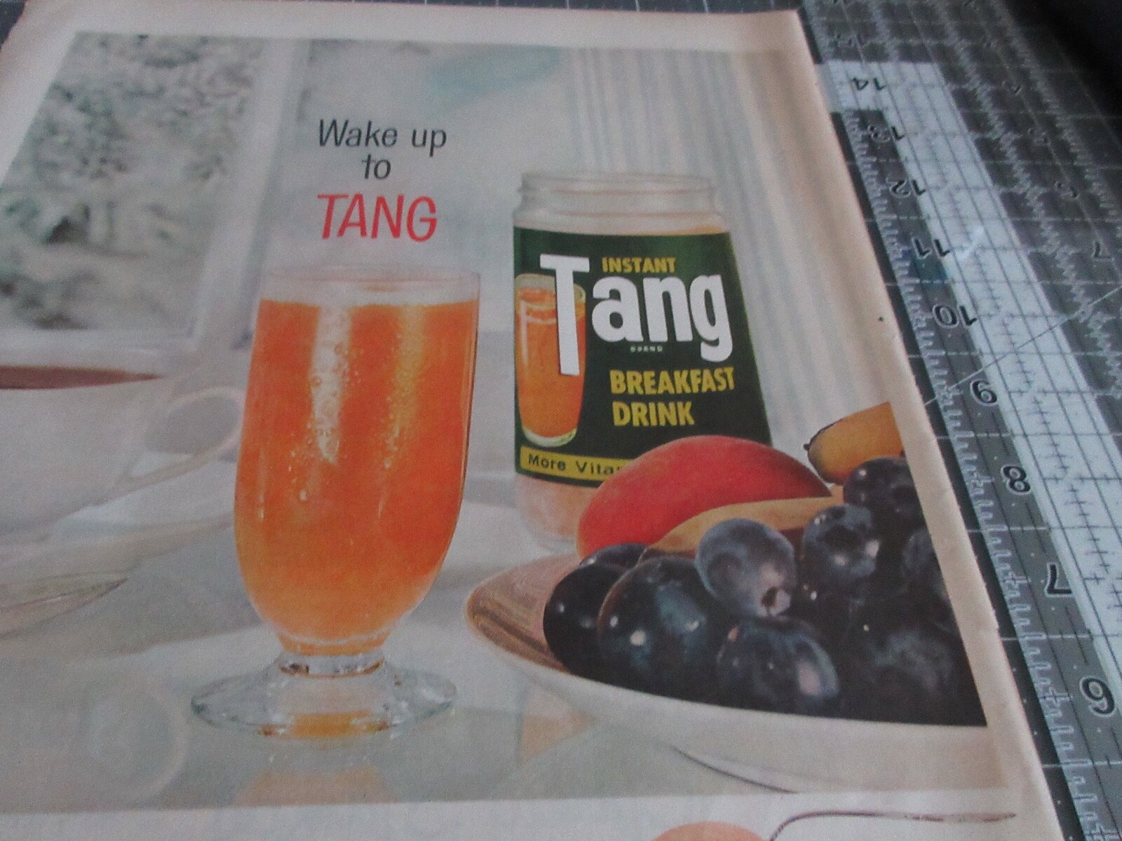 1960 Tang Breakfast Drink, Vintage Print Ad Wake up to Tang eBay