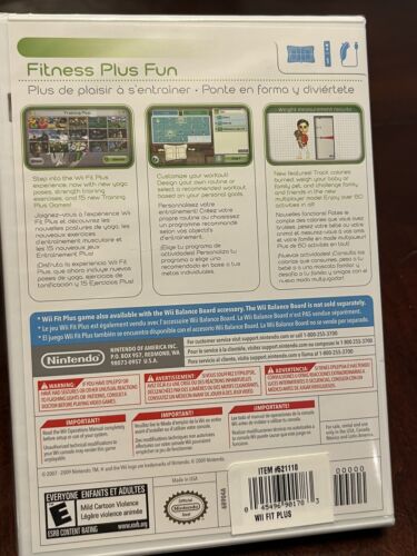 Wii Fit Plus (Wii, 2009) New Sealed - Picture 4 of 4