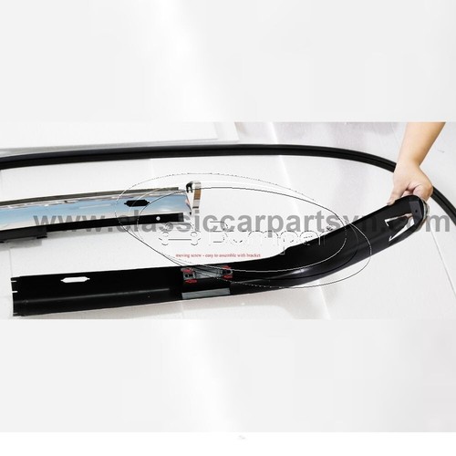 BMW 2800CS E9 bumpers (1965-1969) by stainless steel New - Picture 7 of 8