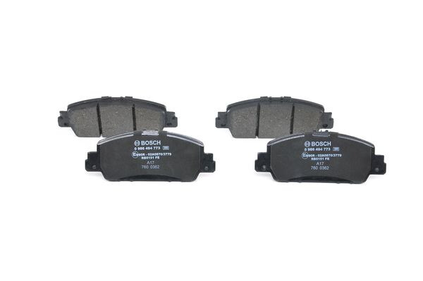 Plaquettes de frein Bosch 0986494773 suppriment les vibrations sur Honda CR-V