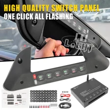 Grab Handle Switch Panel For Dodge Ram 1500 RGB 6 Gang Wireless Light Control