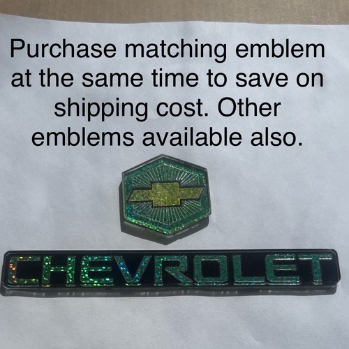 79 Grill Emblem Fits 1979 Chevrolet El Camino & Malibu CUSTOM COLORS & DESIGNS - Picture 9 of 22