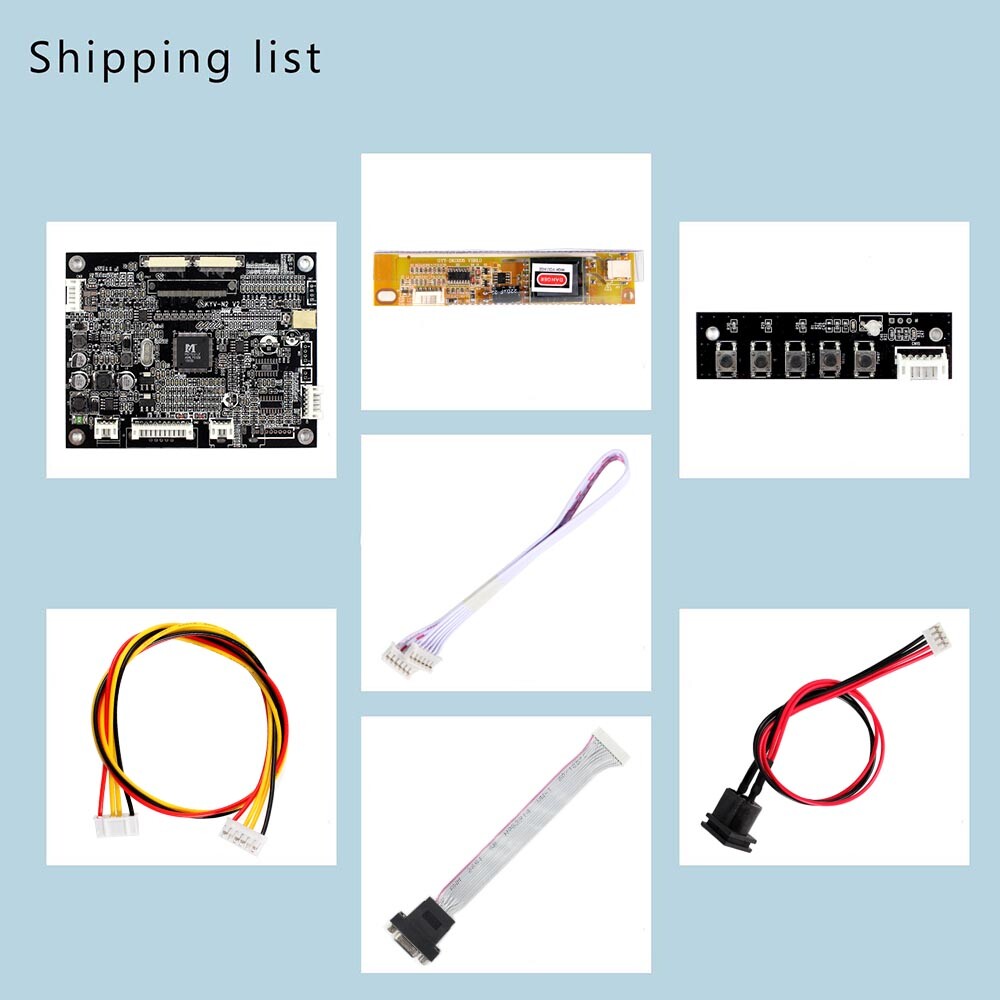 VSDISPLAY HDMI Audio Controller Board VS-TY2660H-V661 for 10.4 inch 640x480 G104V1-T03 CMOS 31 pin IPS TFT LCD Screen