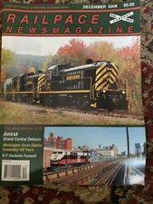 Railpace Magazine 2008 December Amtrak Grand Central detour Washington Union Sta