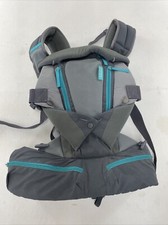 Infantino Gray Black Adjustable Strap Carry On Multi Pocket Baby Carrier