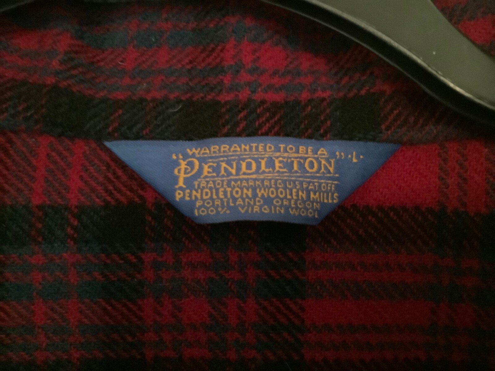 Pendleton Wool Pullover Red and Black - image 3