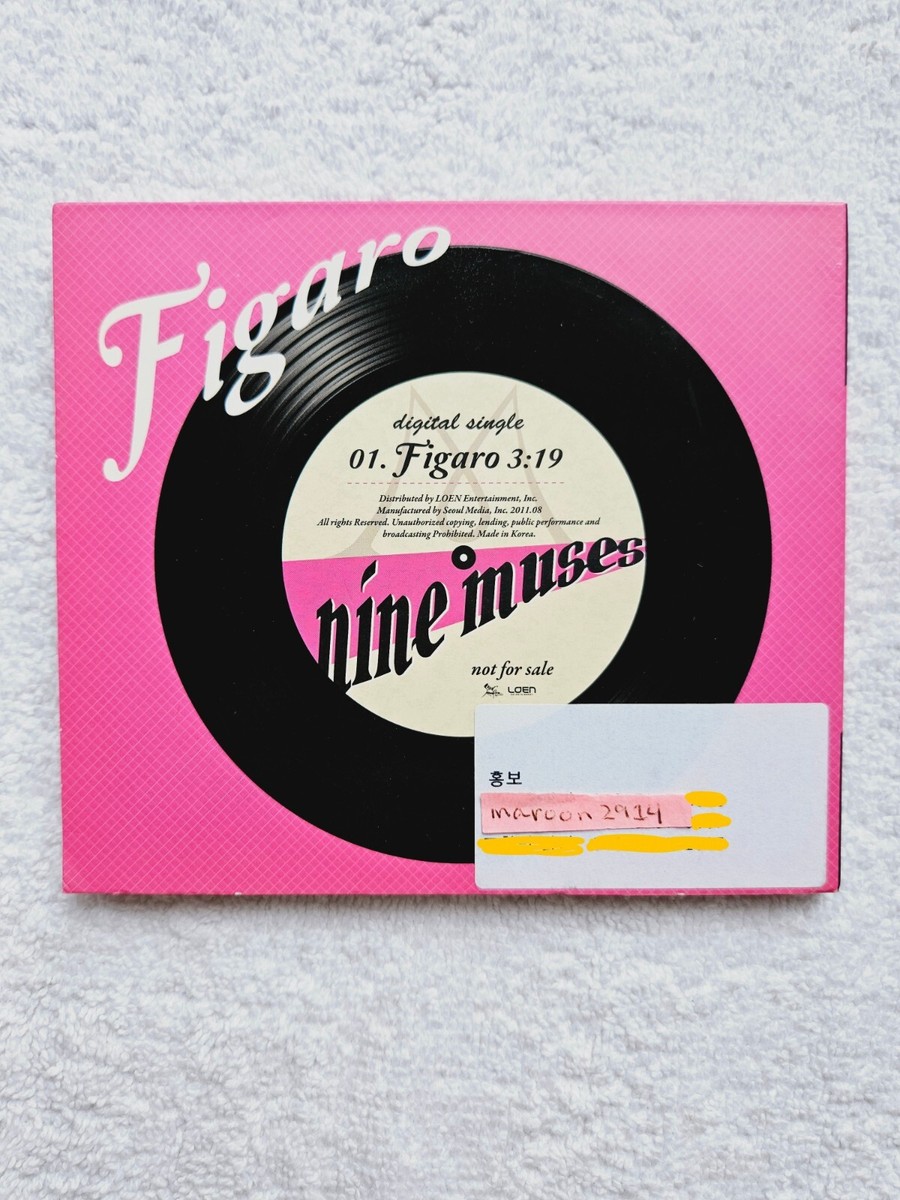 NINE MUSES Figaro Promo Digital Single 9MUSES CD RARE Kpop
