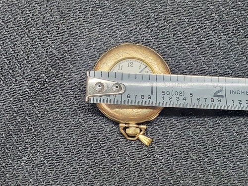 Vintage Sears Roebuck Gold Filled Necklace Pendant 17 Jewels Watch, Works. - Picture 11 of 12