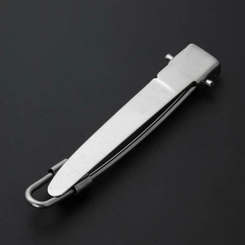 3PCS Stainless Foldable Knife Spoon Fork Travel Camping Picnic Folding Utensil - image 2 of 4