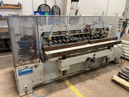 Comec Model MMS-2000, 20 Spindle Horizontal Slot Mortiser
