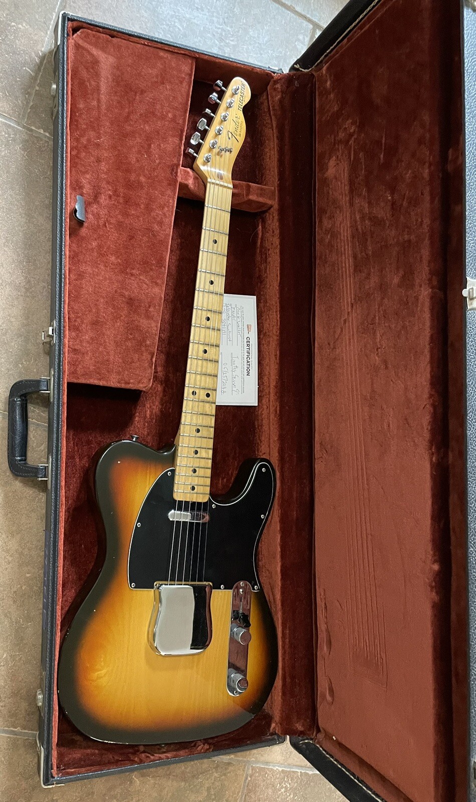Vintage 1979 Fender Telecaster Sun Burst USA W Original Parts and Case