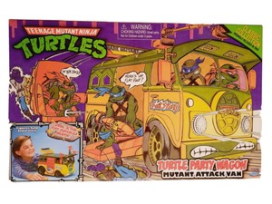 Teenage Mutant Ninja Turtles TMNT PARTY WAGON Retro Classic Collection Van 43377941712 | eBay