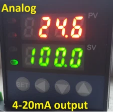 PID Temperature Controller 4-20mA Analog Output °C°F for Actuators Valve Motor 