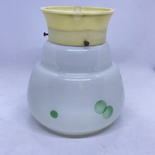 orig 50er mid century Erco Deckenlampe Lampe Leuchte Glas Sputnik Spritzdekor