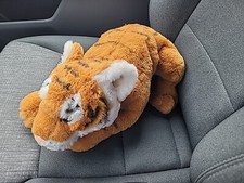 FAO Schwarz Plush Tiger Laying Floppy Super Soft 16 Stuffed Animal Toy