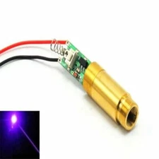 Industrial 405nm 100mW Violet/Blue Dot Laser Diode Module Brass DC3.7V