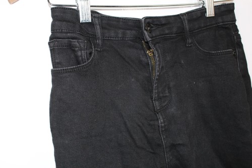Jay Jays Women's Jessie High Rise Crop Skinny Leg Jeans, Black, Size 8 - Picture 4 of 10