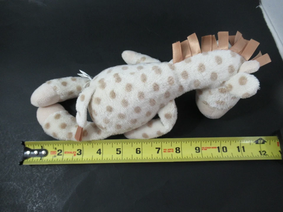 Маленький Jellycat Джорджи жираф плюшевый перезвон погремушка кремовый бежевый желтовато-коричневый пятна ребенка - Изображение 2 из 4