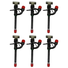 6 pcs Fuel Injector for John Deere 6068D Engine 6068T ENGINE 6506 6600