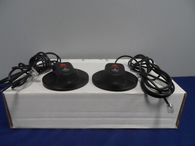 Polycom Sound Station 2W Extended Microphones 2201-67840-101 Warranty Lot 2x