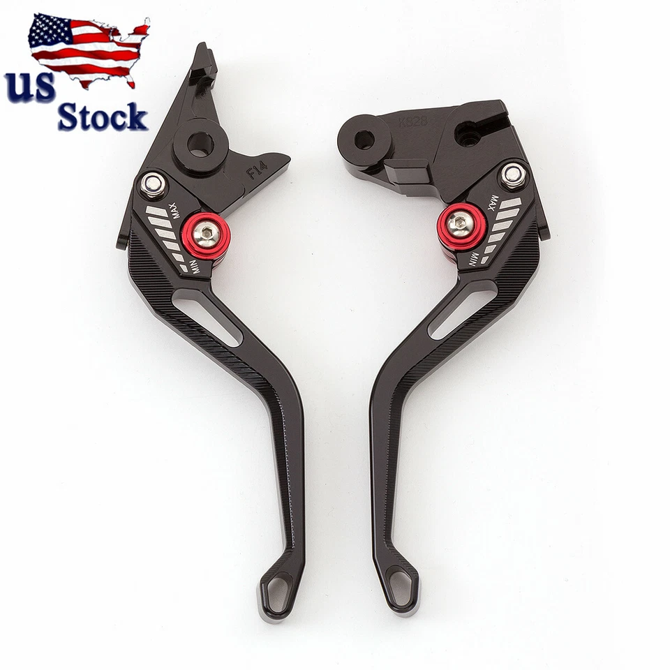 Palancas de freno cortas de embrague romboide CNC 3D para Yamaha FZ-10 MT-10 2016-2020 2021 Foto 2 de 4