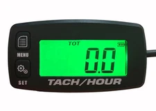 Digital Tachometer Hour Meter w/ Max RPM Recall 2/4 Stroke Waterproof pwc jetski