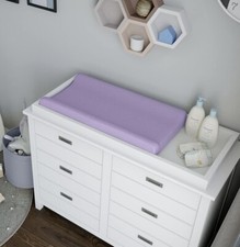 Natemia Lilac Organic Jersey Changing Pad Cover Sz 32 X 17 New Baby Purple