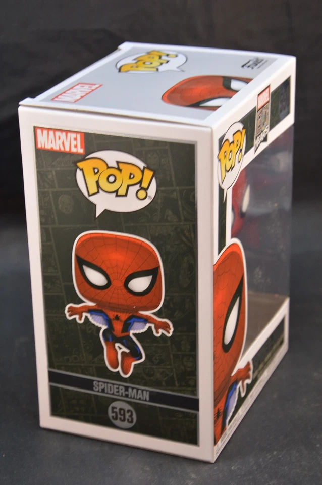MARVEL SPIDER-MAN FUNKO POP PRIMERA APARICIÓN #593 MARVEL 80 AÑOS - Imagen 2 de 4