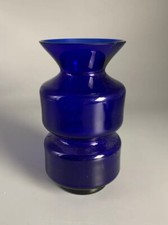 Alte Glas Kerzenleuchter; Alfred Taube; 60-70er; D7/6.5cm, H13cm