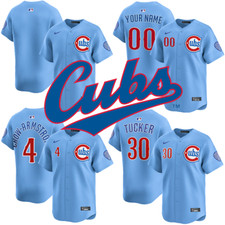 Men's Cubs Baby Blue 2nd Alternate 2025 Jersey
