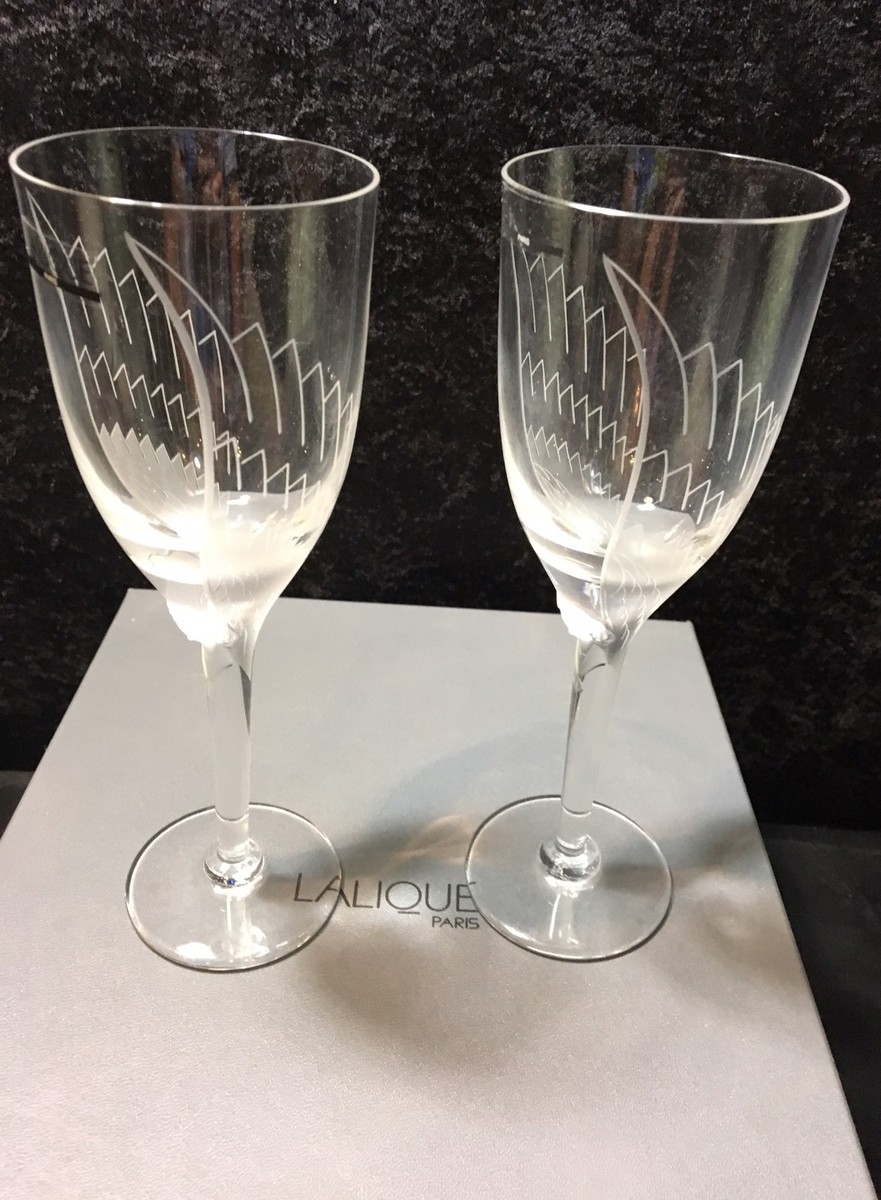 LALIQUE ANGEL CHAMPAGNE FLUTE GLASSES PERFECT WITH PERFECT LALIQUE ANGEL CHAMPAGNE FLUTE GLASSES PERFECT WITH PERFECT