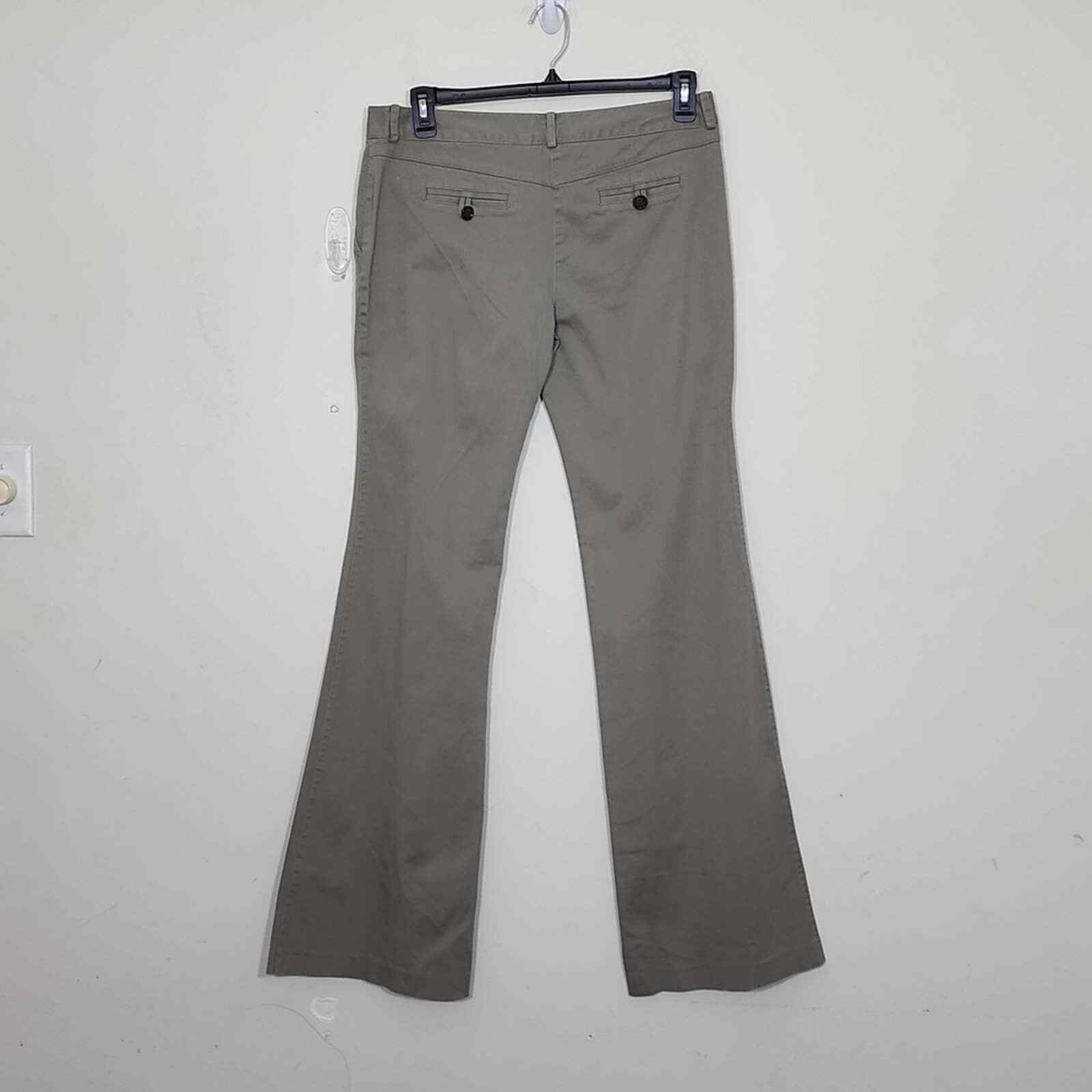 Burberry London Wide Leg Khaki Pants Size 12 Gem