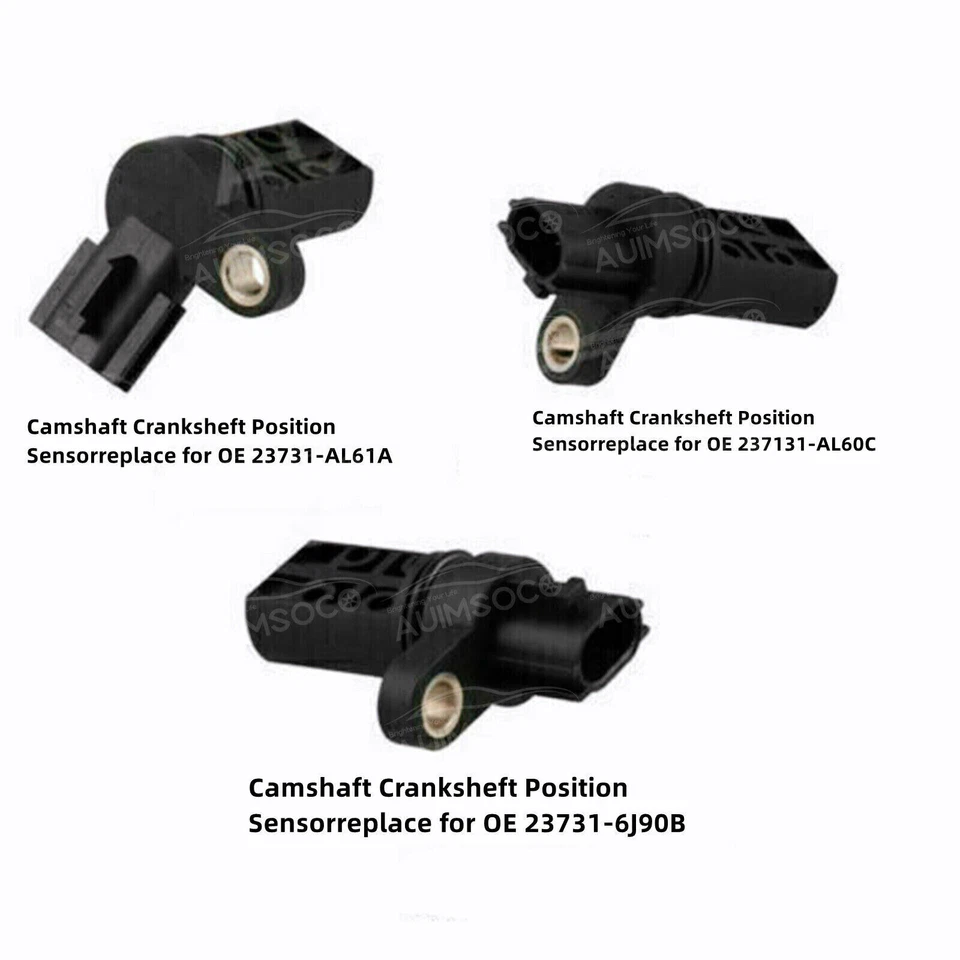 3 Pcs Camshaft & Crankshaft Position Sensor For Infiniti M35 2006 2007 2008 - Image 3 of 4