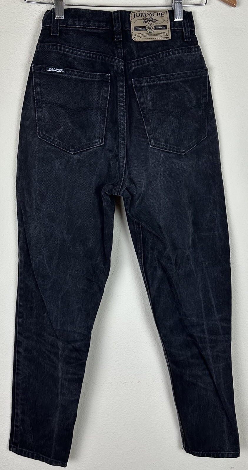 Vintage 90s JORDACHE Faded Black Denim Mom Jeans … - image 5