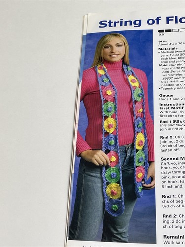 ASN In Style Scarves 12 Long & Skinny Designs by Ruthie Marks Crochet Pattern - Picture 10 of 13