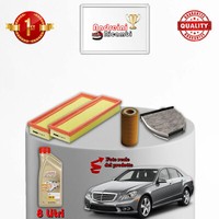 Set Service 3 Filter Und ÖL Mercedes E Klasse 300 W212 170KW 231CV Von 2009->