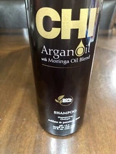 CHI Argan Oil with Moringa Oil Blend Shampoo Large 25 fl oz / 739ml New