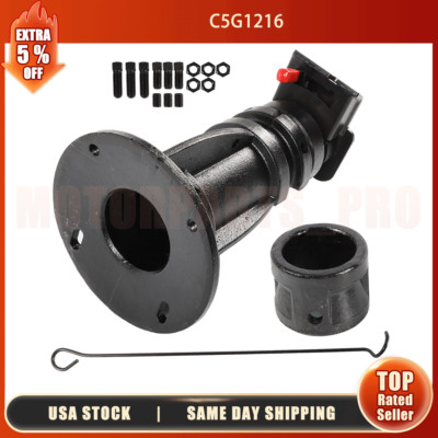 Adjustable Cushioned 5th Wheel to Gooseneck Adapter C5G1216 12''-16'' 20000 lbs