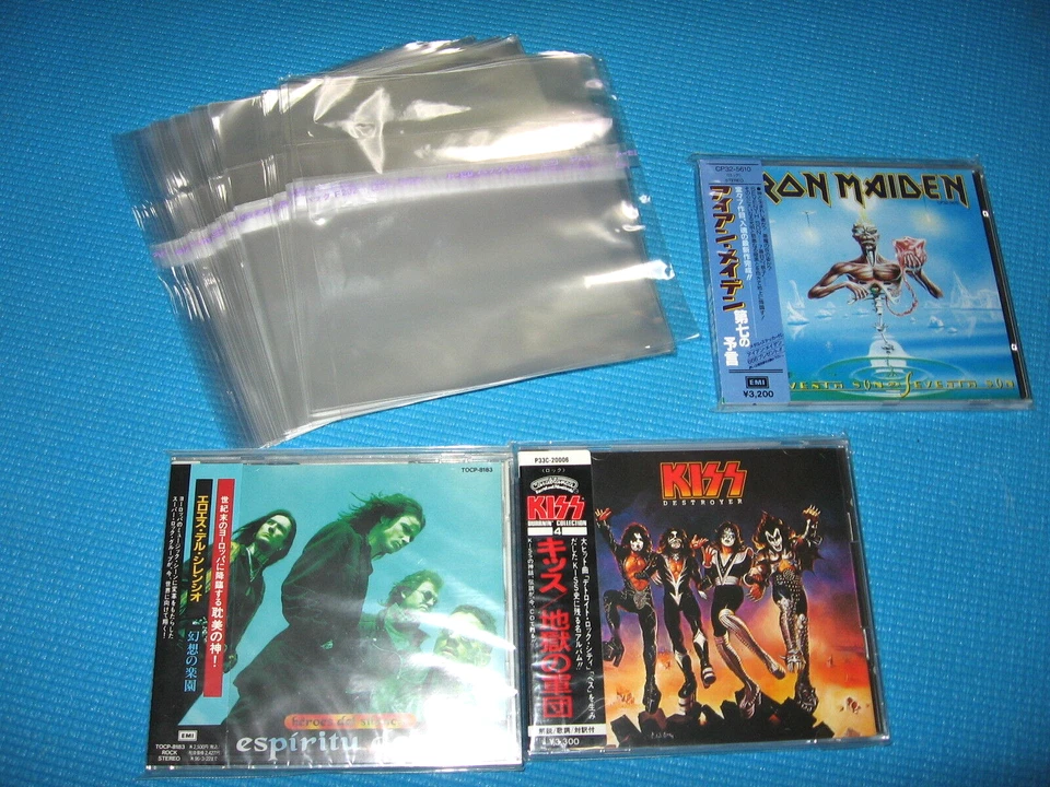 TOHCELLO High Quality OPP Resealable Plastic Bag 100 for Standard Jewel Case Japan NEW