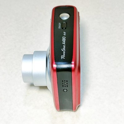 Canon PowerShot A480 Compact Digital Camera Red 3.3x Zoom Tested